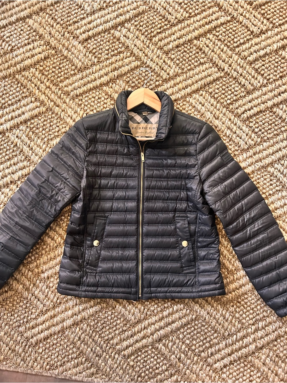 Burberry Black Quilted Puffer Jacket